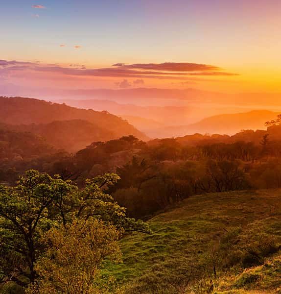 A beautiful sunset in Costa Rica.