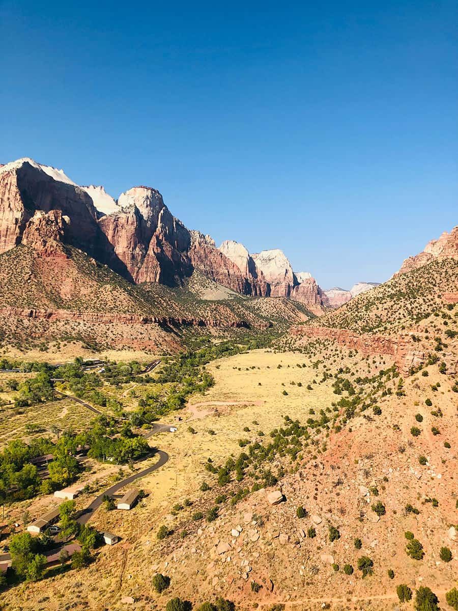 Scenery at Zion National Park, Utah