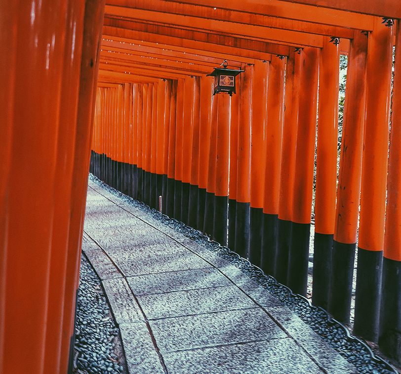Fushimi Inari Shrine in Kyoto Japan