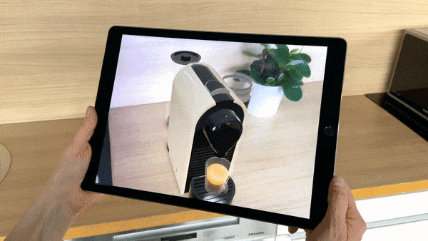 image of AR coffee machine