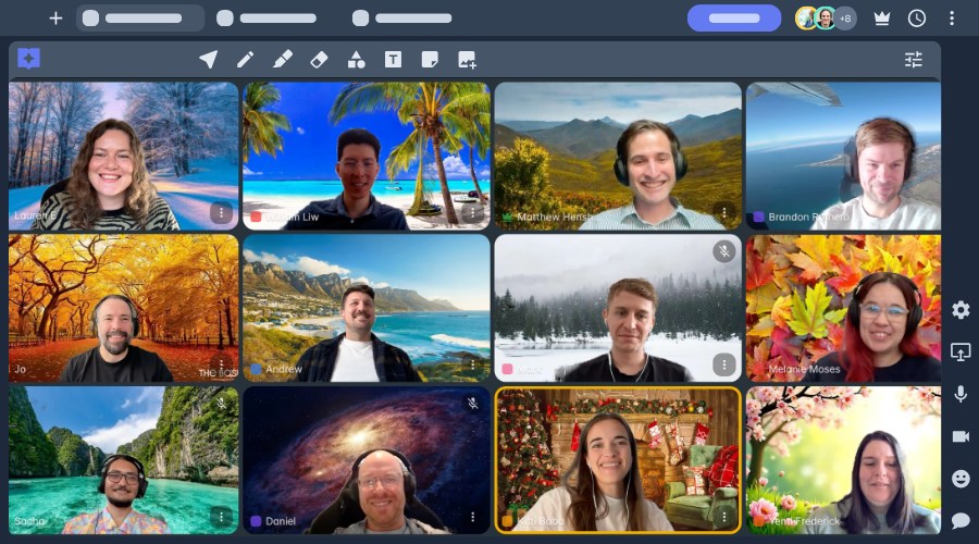 Customizable Virtual Backgrounds