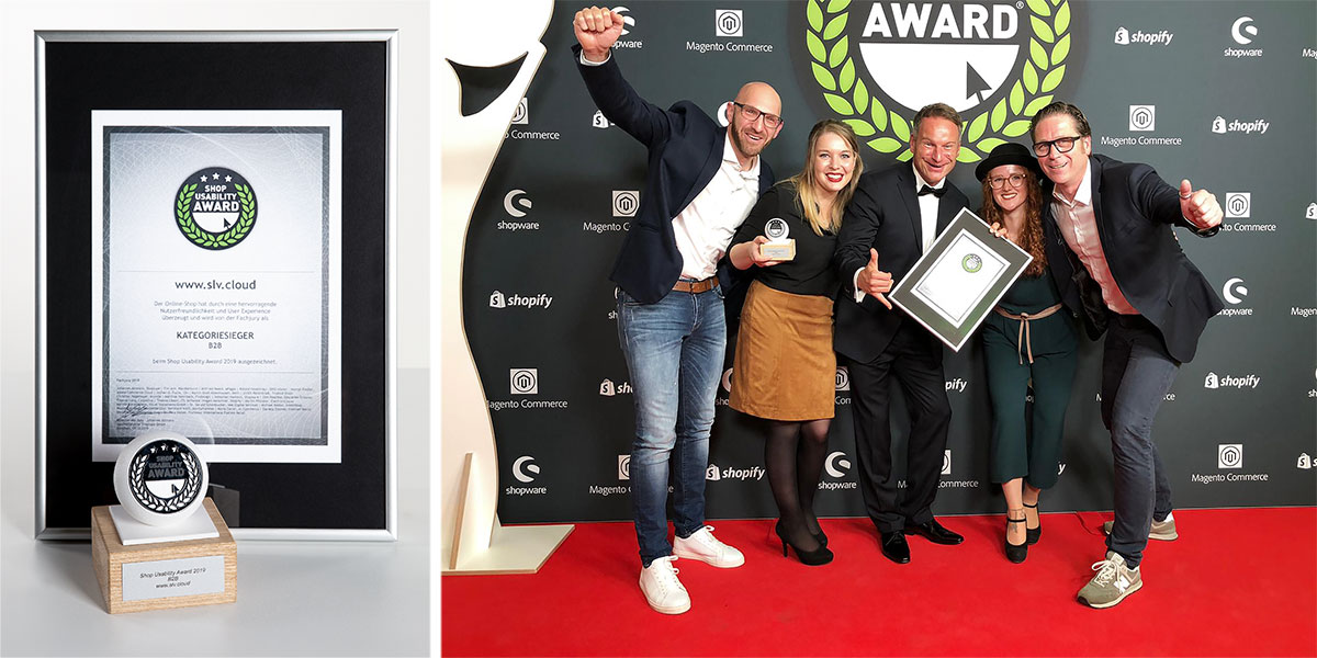 SLV's Online Plattform wurde zum besten B2B Shop gekürt