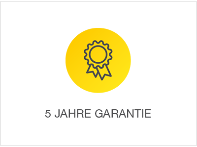 5 Jahre Garantie