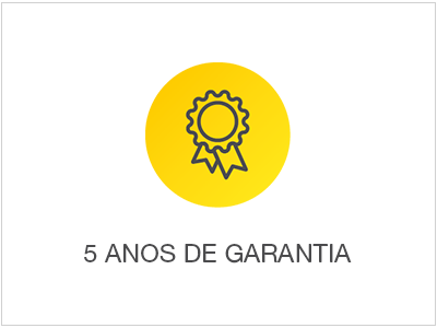 5 anos de garantia