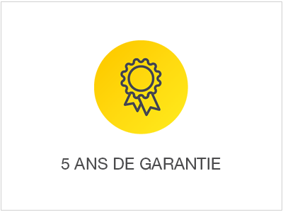 5 ans de garantie