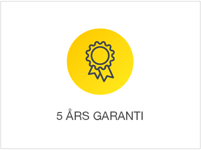 5 års garanti