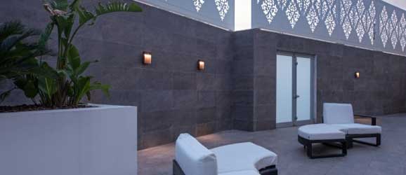 Applique murale SLV FLATT pour l'extérieur