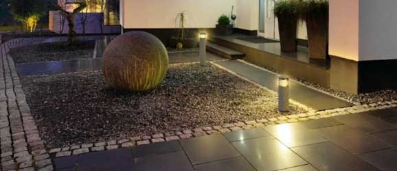 Lampadaire SLV ARROCK GRANITE pour l'extérieur