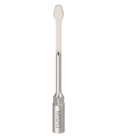 Image of an MS2G tip, in front of a white background. Image of an MS2G tip, in front of a white background.