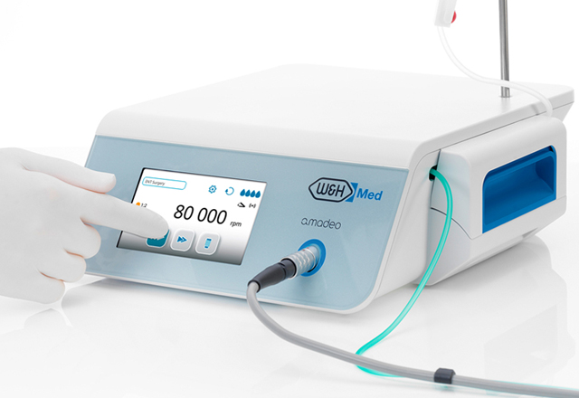W&H Amadeo device with finger that activates the display W&H Amadeo device with finger that activates the display