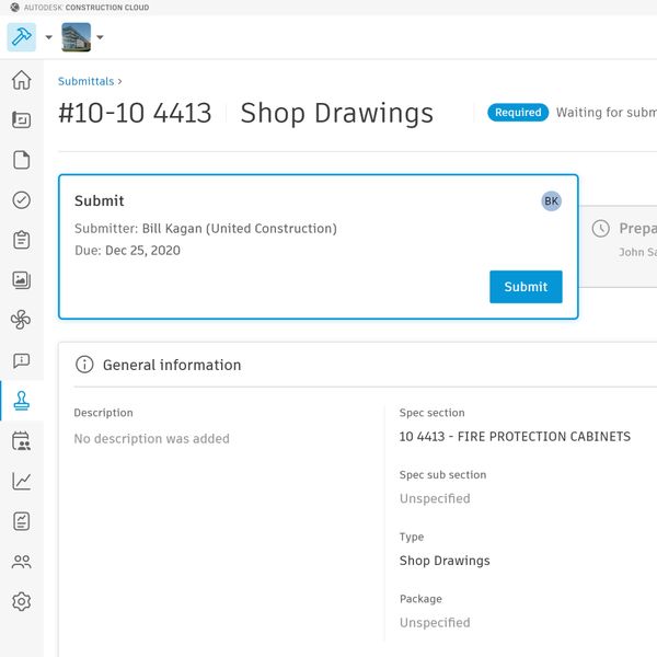 Logiciel de suivi des soumissions de construction avec Autodesk Build