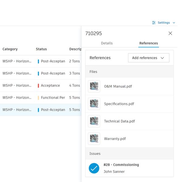 建設向けアセット管理ソフトウェア。