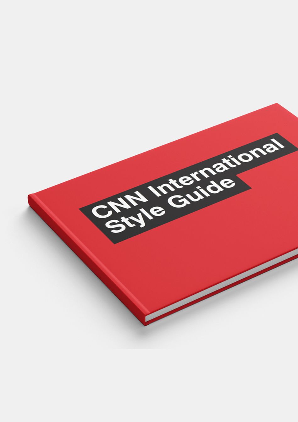 CNN International Style Guide front cover