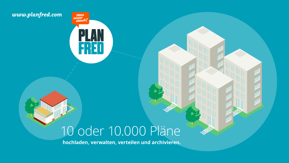 Planfred projects with up to 10,000 plans