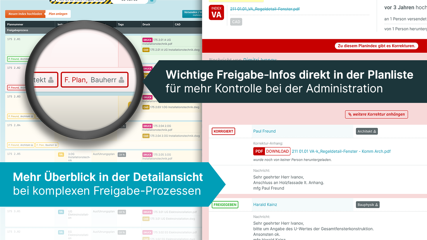 Planfred Freigabe-Feature – Next Level