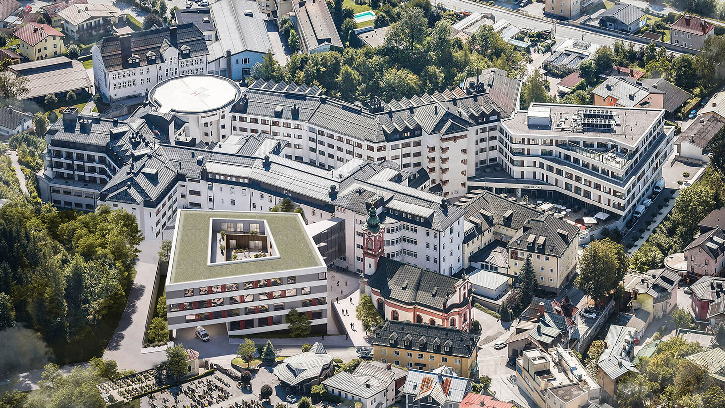 Kardinal Schwarzenberg Clinic, new building