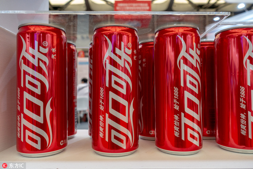 Coca Cola cans In China