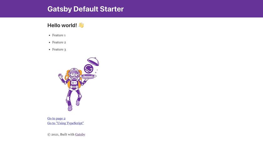 Check again our preview URL in the browser
