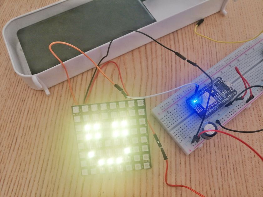 LED prototype breadboard
