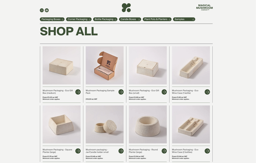 Magical Mushroom webshop