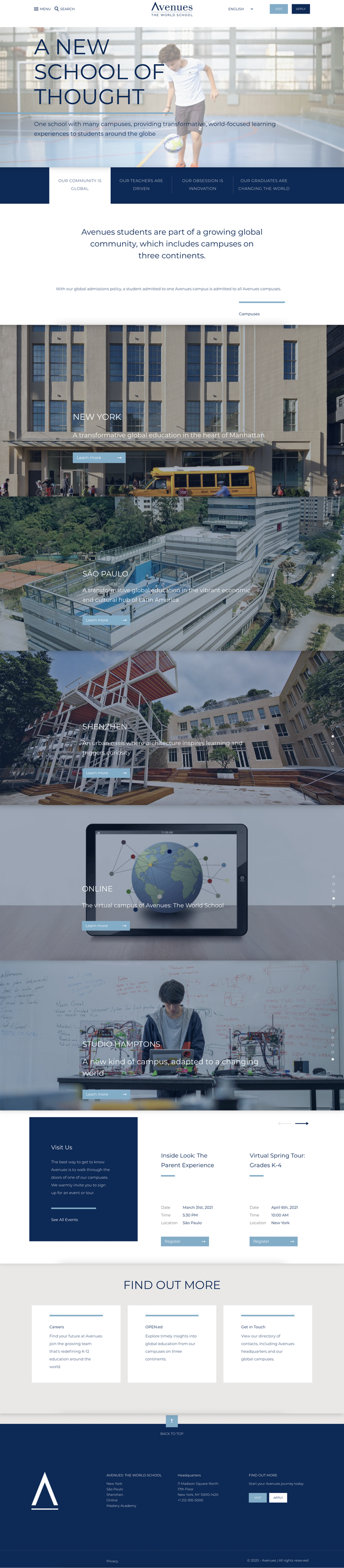 Avenues: The World School Screenshot