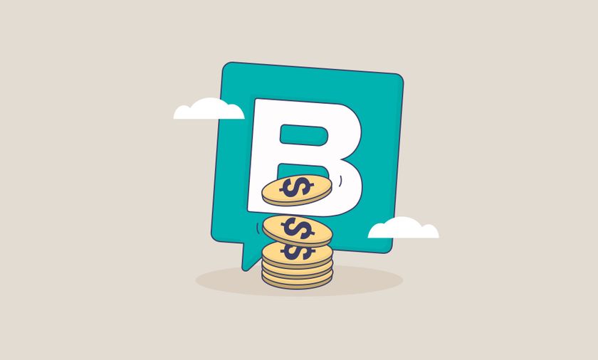 Storyblok logo and money