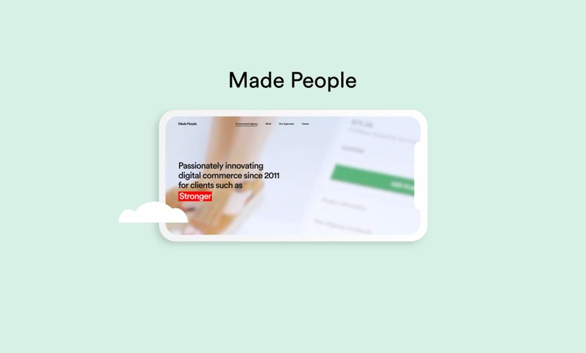 Made People app viewed on mobile