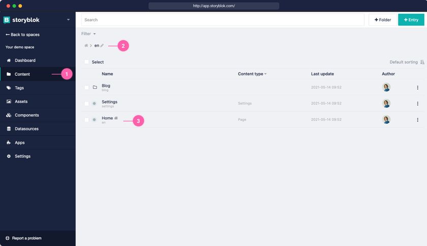 Content Navigation