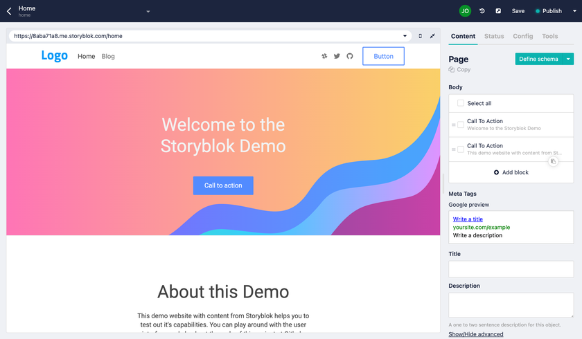 Adding MetaTags to your Page with the seo-metatag plugin.