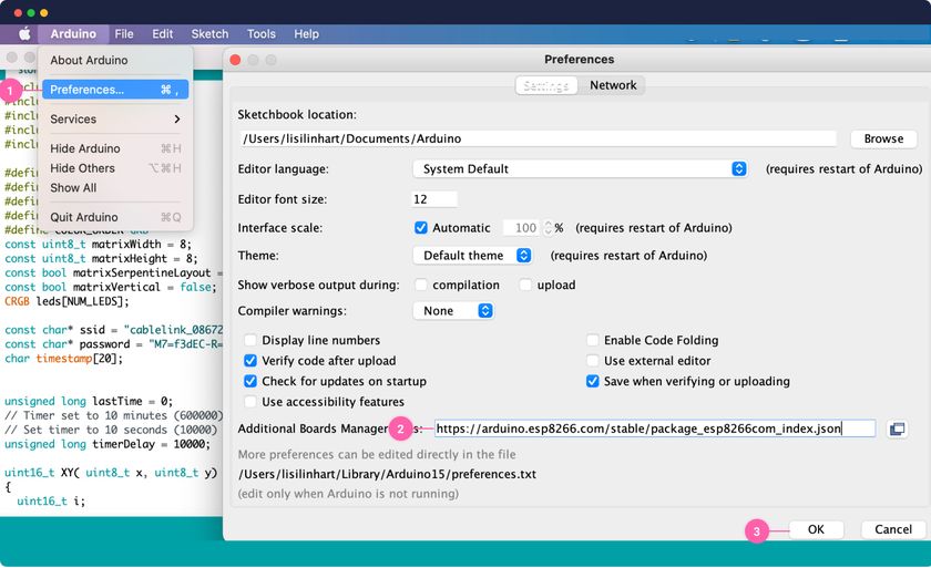 Board Manage Settings