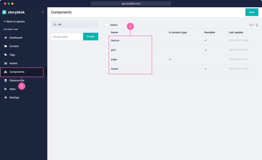 Storyblok editing capabilities