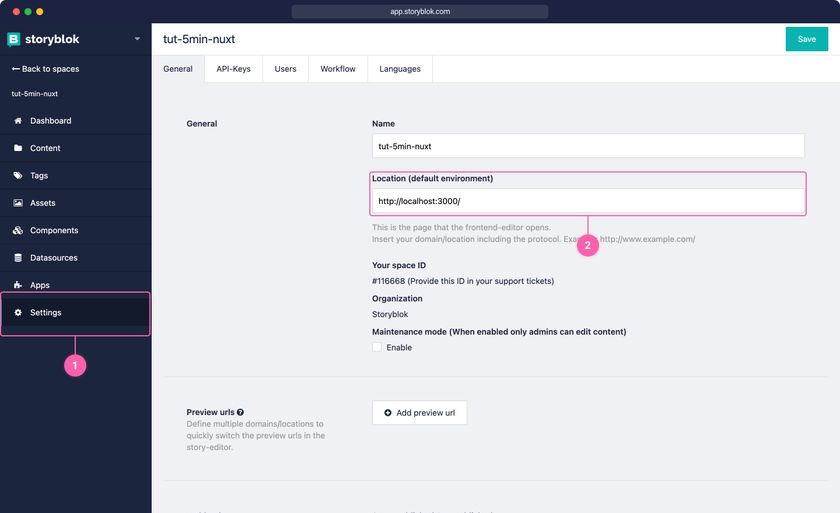 Storyblok editing capabilities