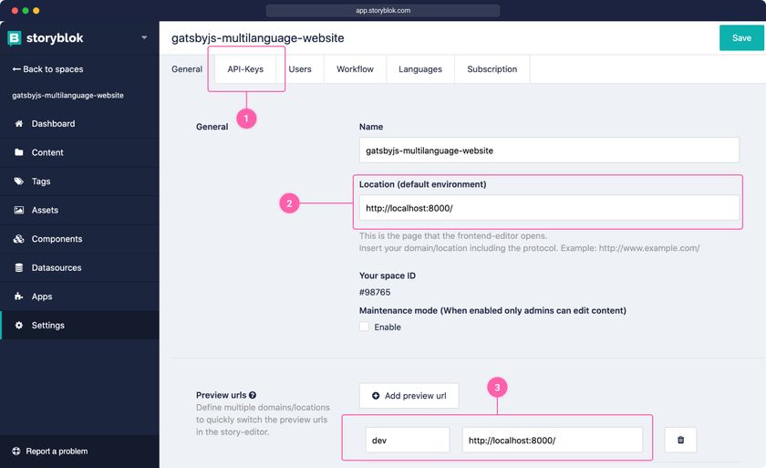 Preview Token and Live Preivew
