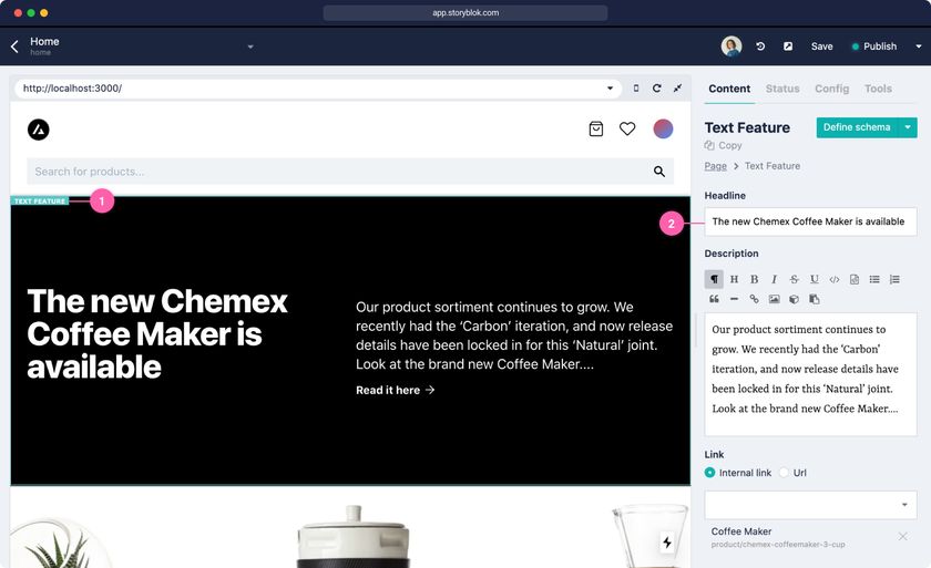 NextJs Commerce Live Editing