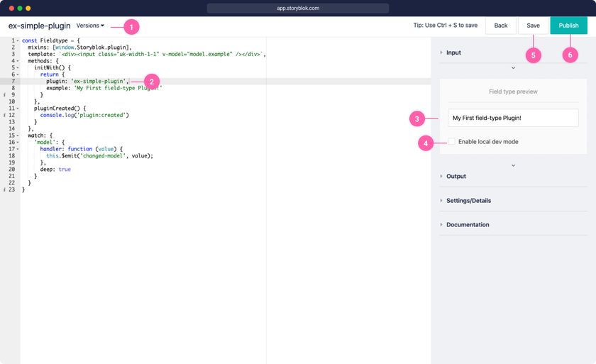 Plugin Editor