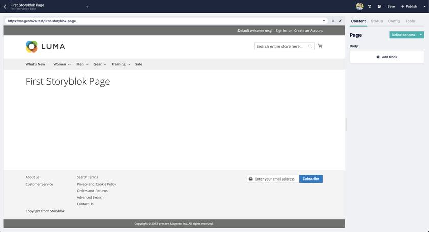 Visual Editor Preview