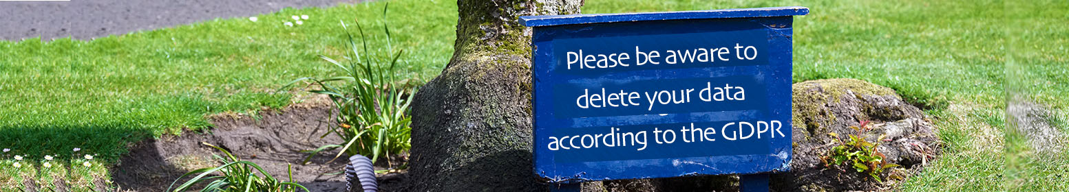 Obligations to delete data under GDPR header