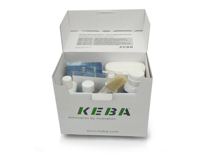 Das KEBA-zertifizierte Reinigungsmaterial sichert den reibungslosen Betrieb der KePlus SB-Systeme.