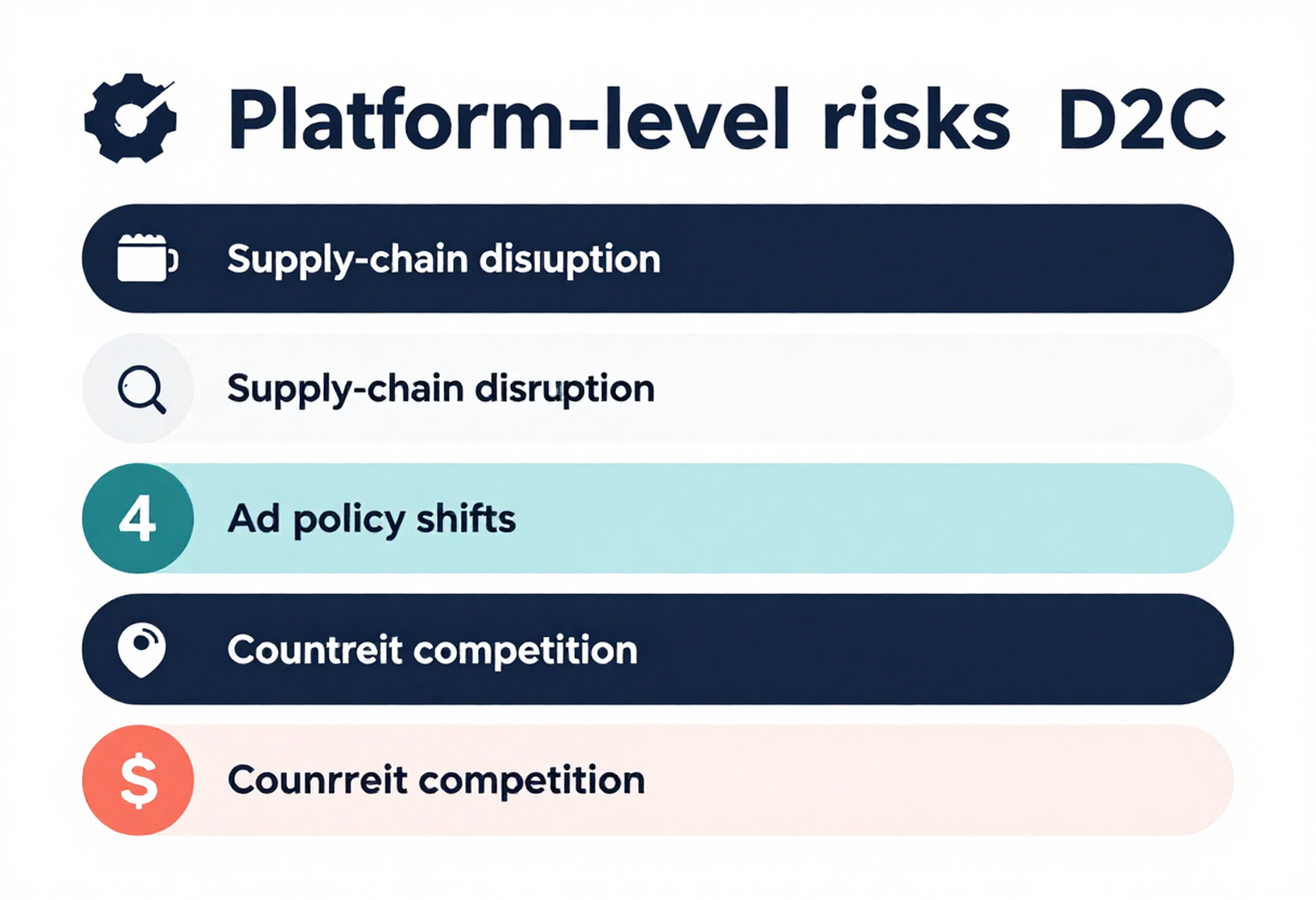Platform-level risks for D2C brands
