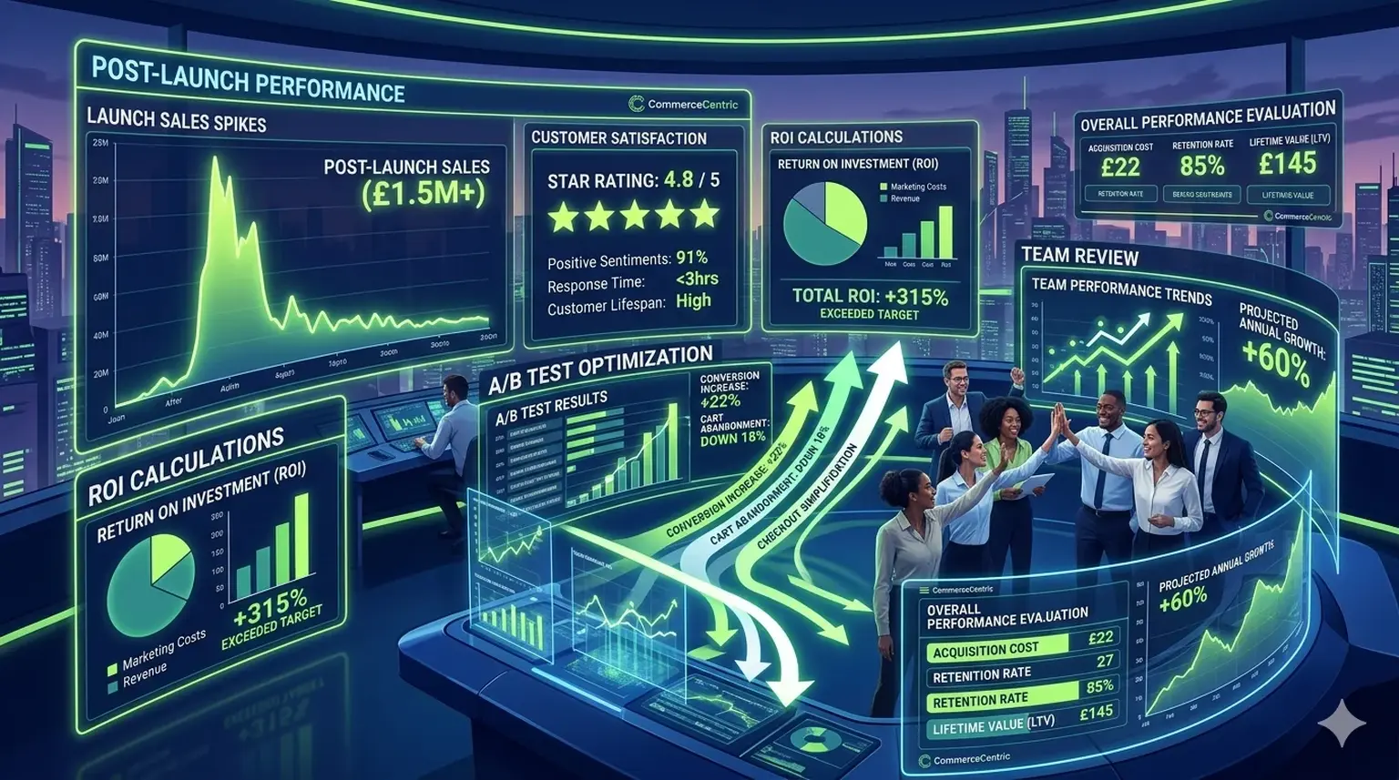 Measuring product launch analytics