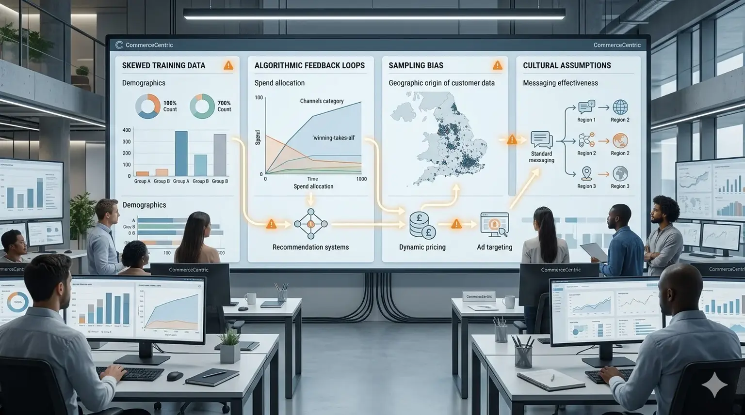 AI bias entry points in marketing algorithms