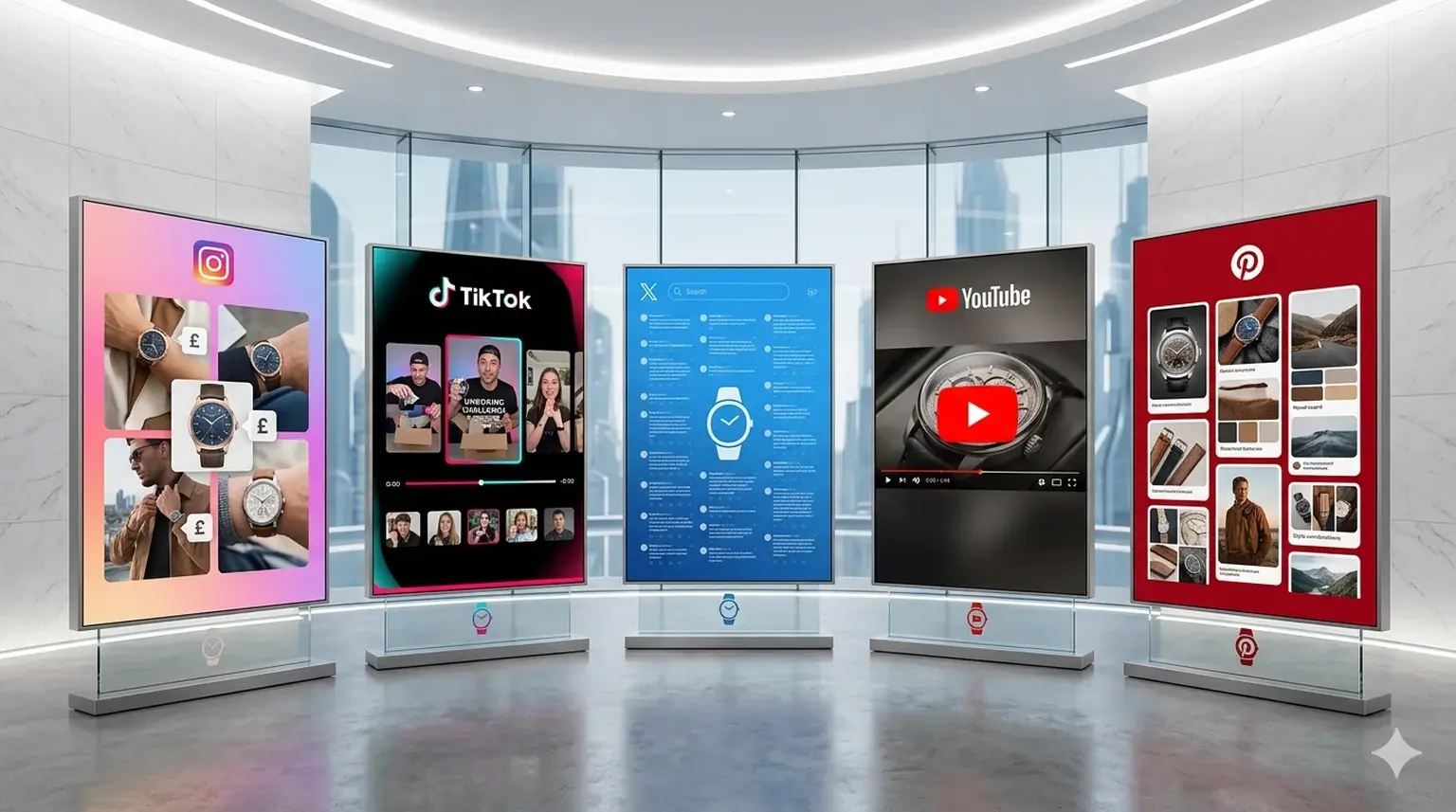 Social platform product launch comparison