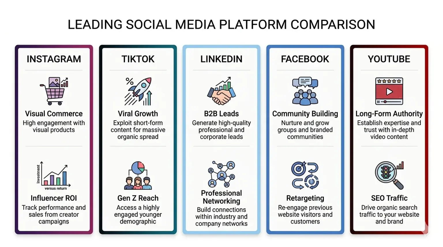 Leading social platforms business overview
