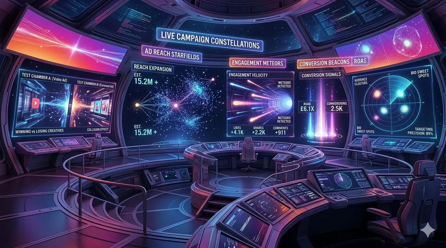 Instagram advertising analytics command center