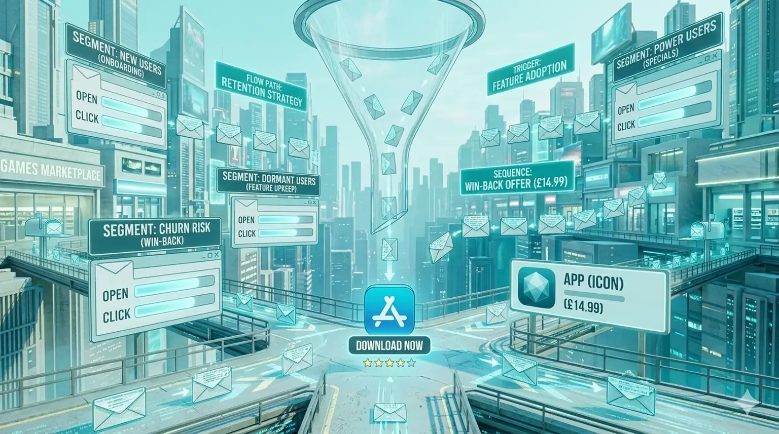 Email campaigns boost app installs