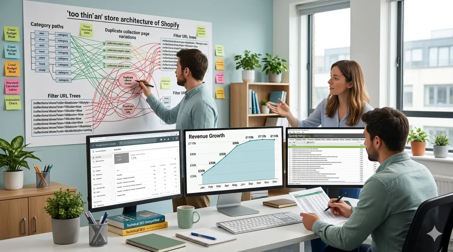 Shopify organic growth plateau structure
