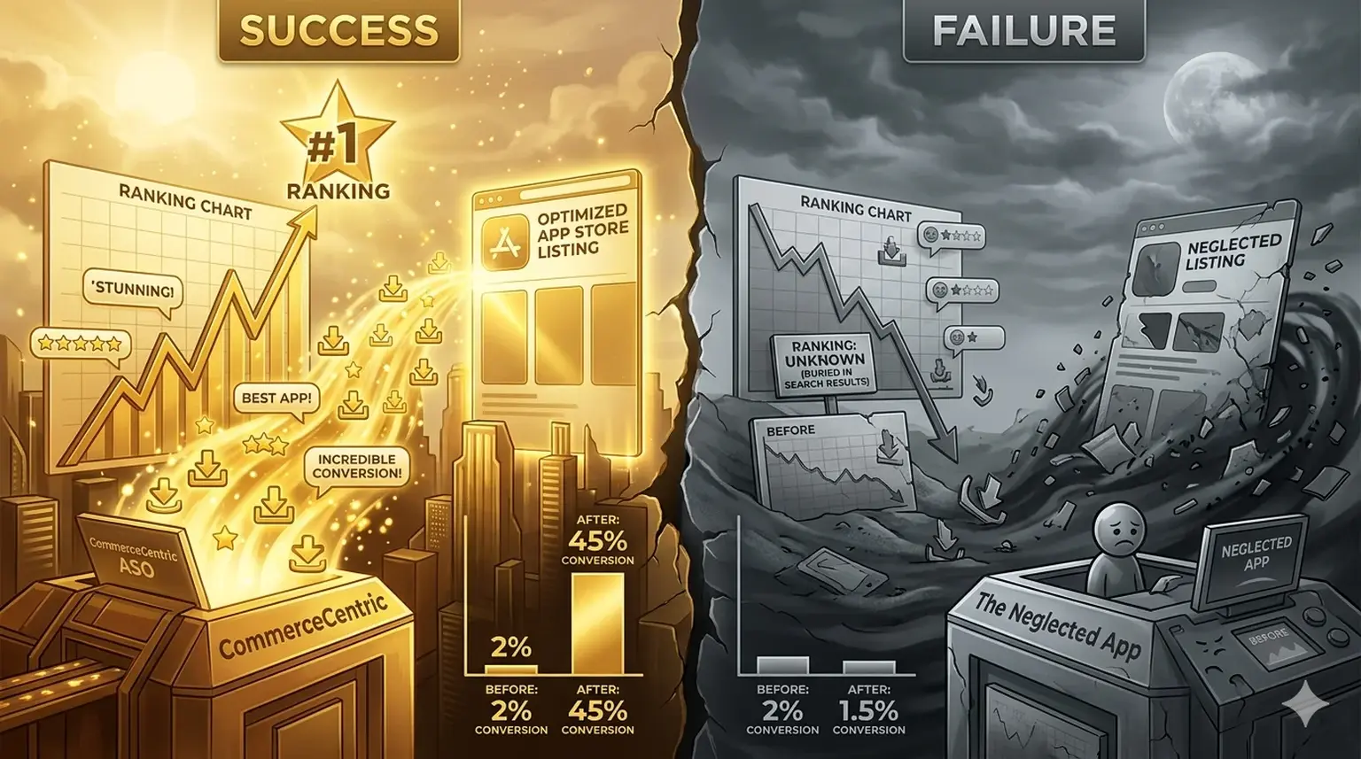 ASO drives app success rankings