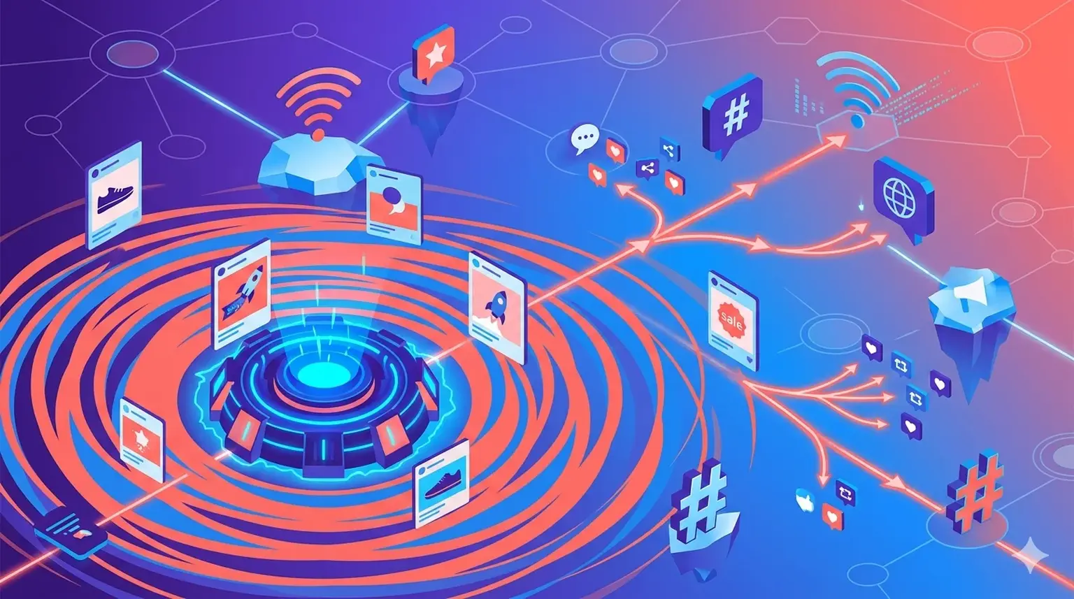 Social media PR amplification for D2C