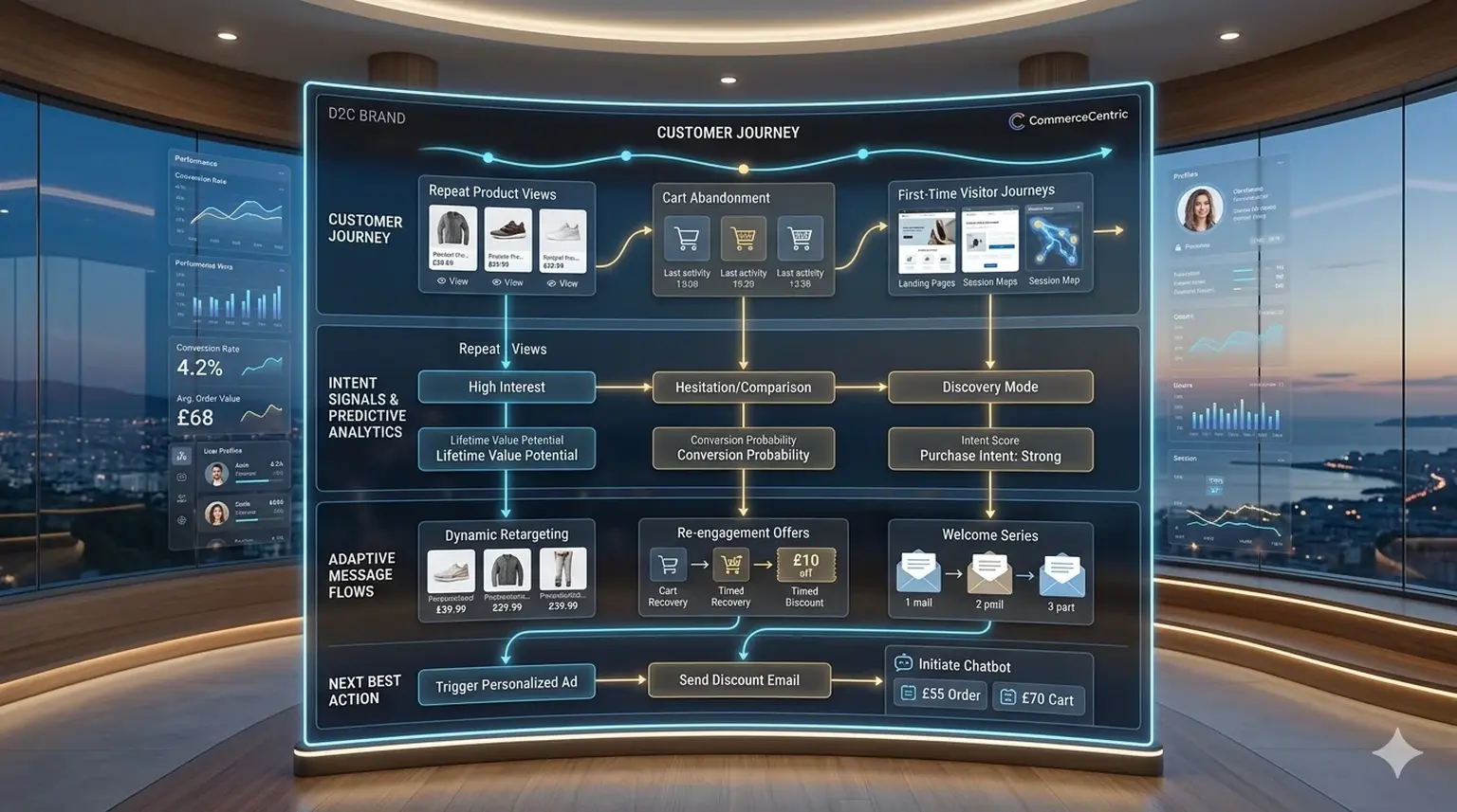 D2C marketing automation behaviour framework