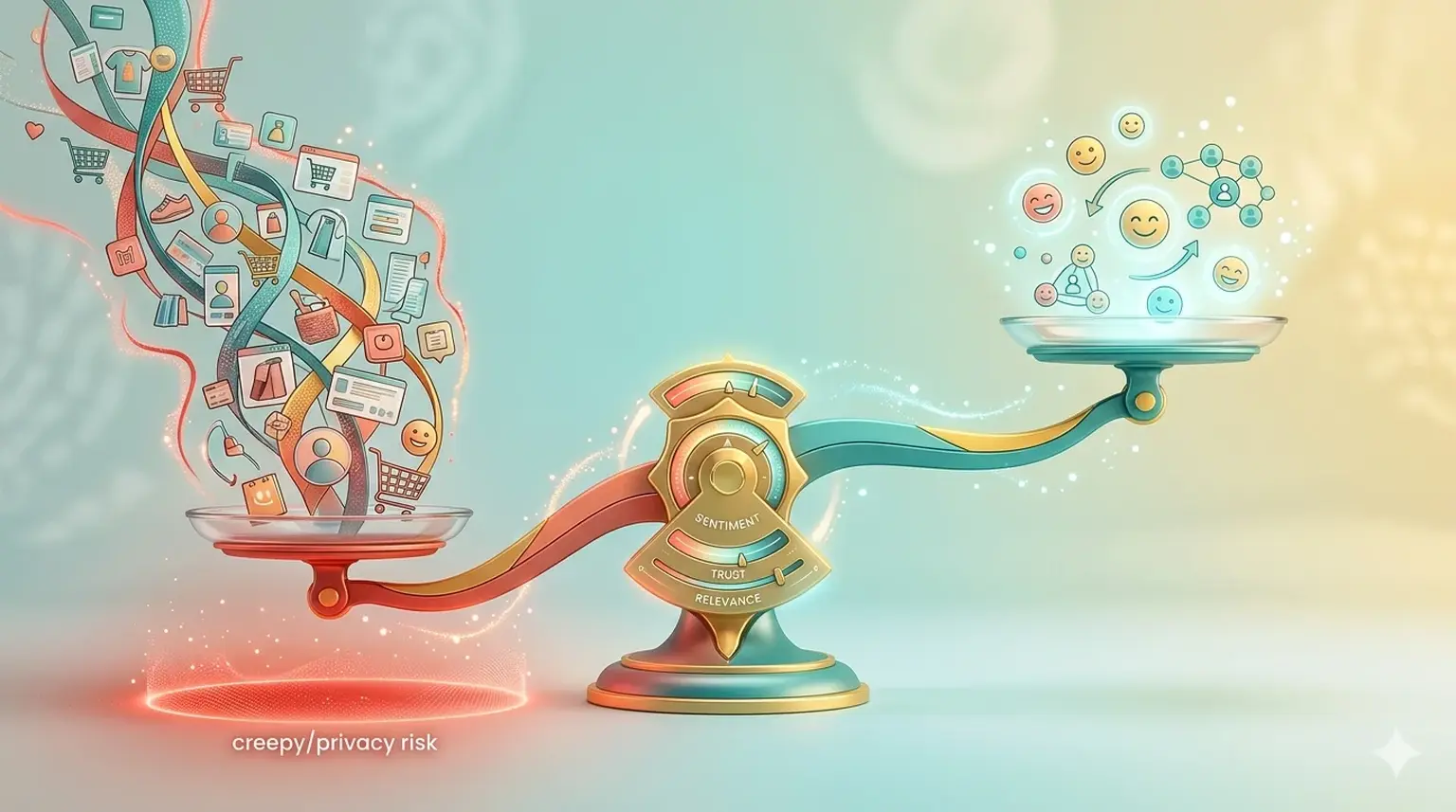 Personalisation vs customer sentiment balance
